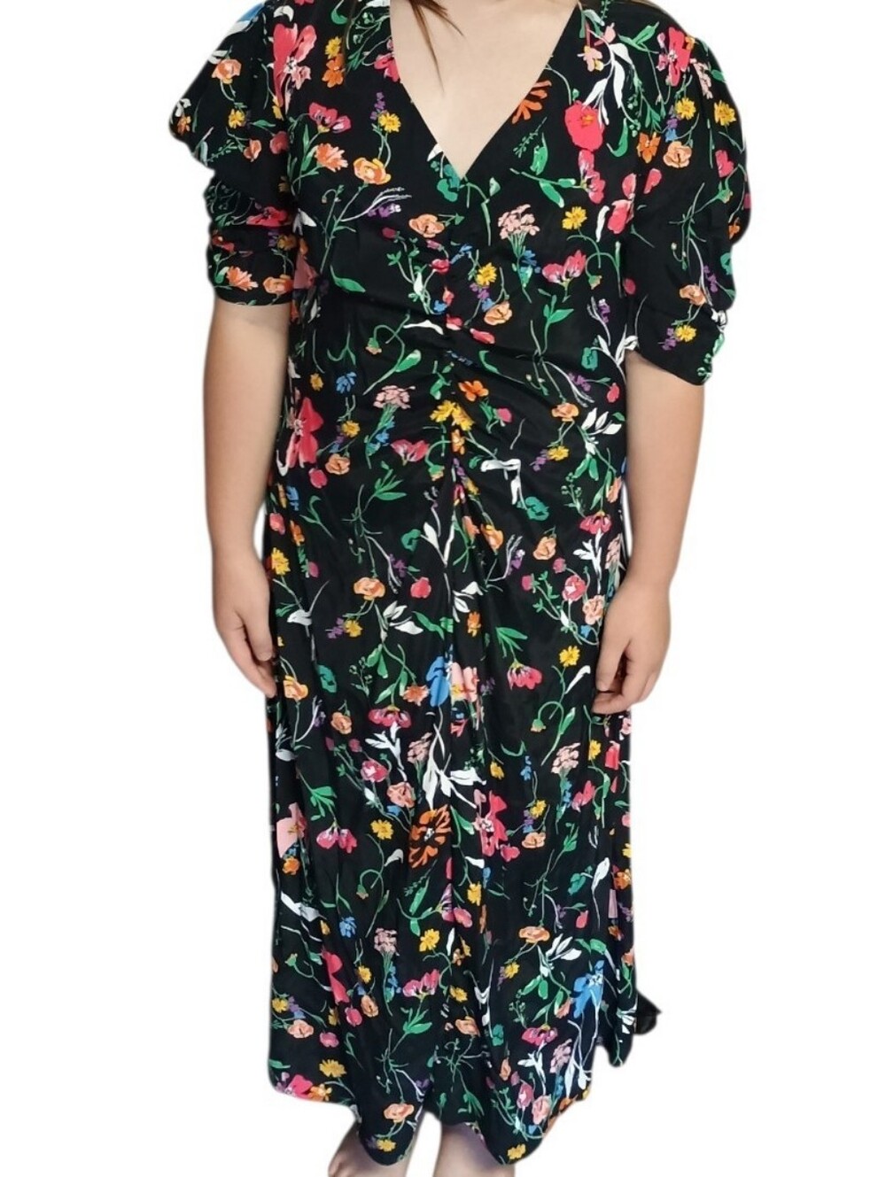 A New Day Floral Maxi Dress | Size Large | Target
